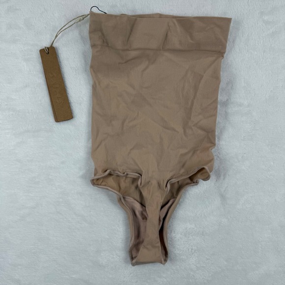 SKIMS Everyday Sculpt High Waist Thong Mica Tan Shapewear PN-THG-3150 Womens XS - Picture 5 of 6